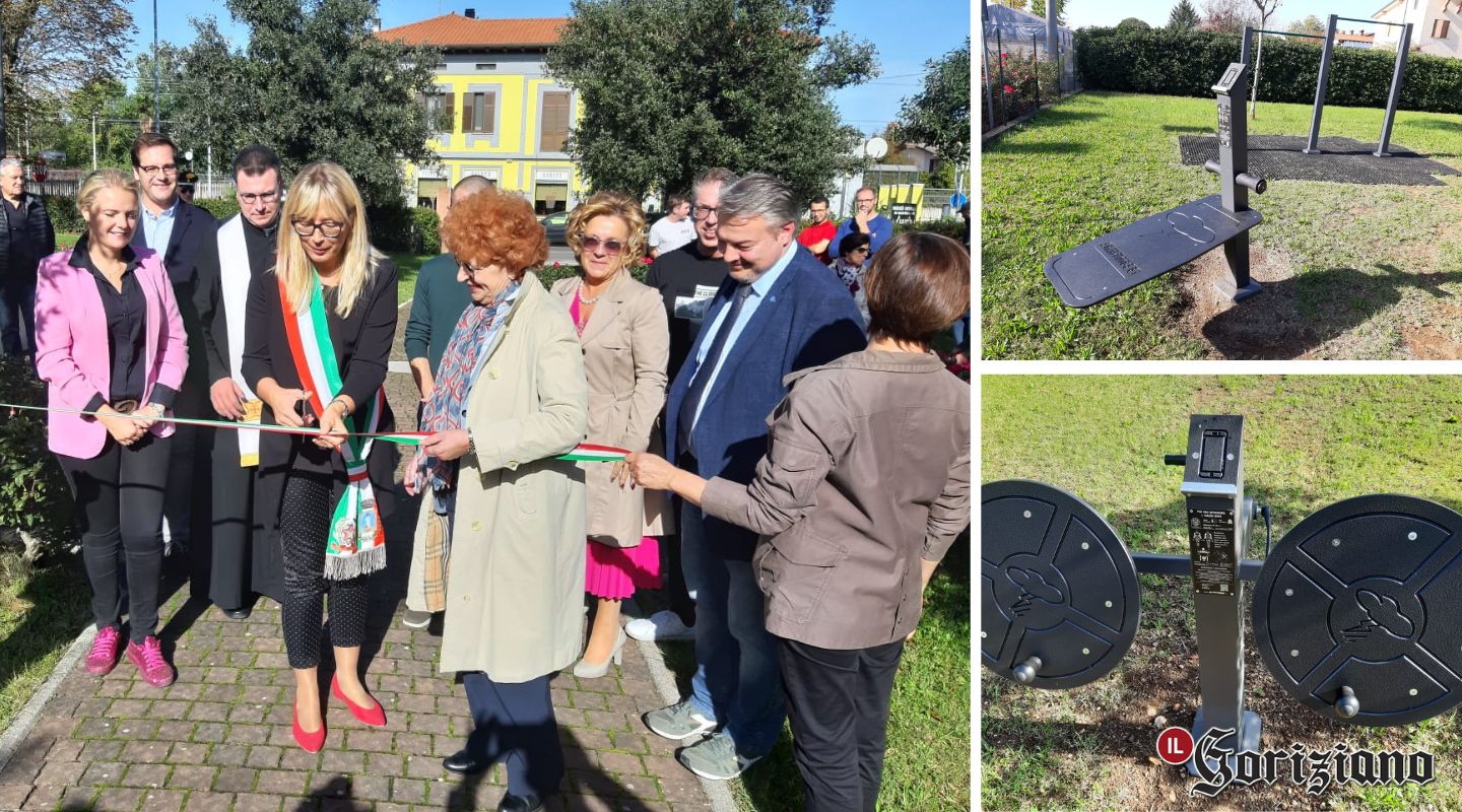 Area fitness nell'ex pista di pattinaggio, più spazi per lo sport a Mossa